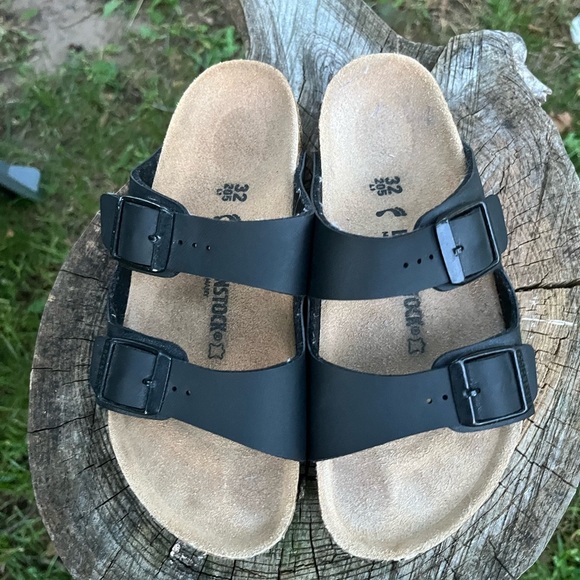 Birkenstock Arizona Kids Black Sandals Size 32/ Little Kid 1-1.5 - Picture 5 of 6